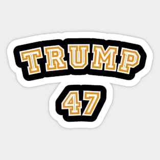 TRUMP 47 JERSEY Sticker